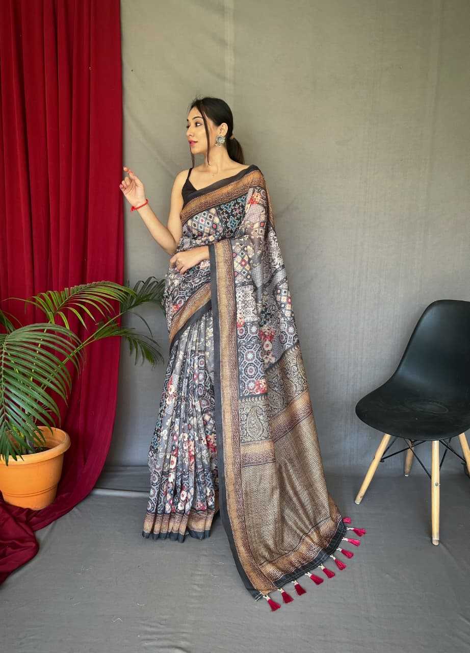 Carpet Silk Cotton Designer Saree