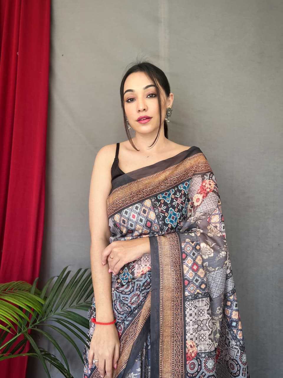 Carpet Silk Cotton Designer Saree