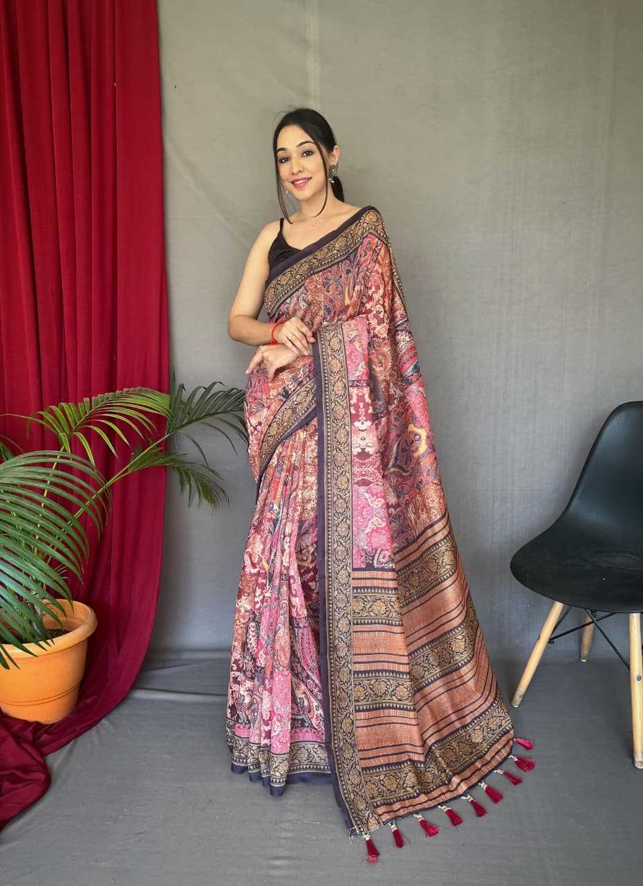 Carpet Silk Cotton Designer Saree