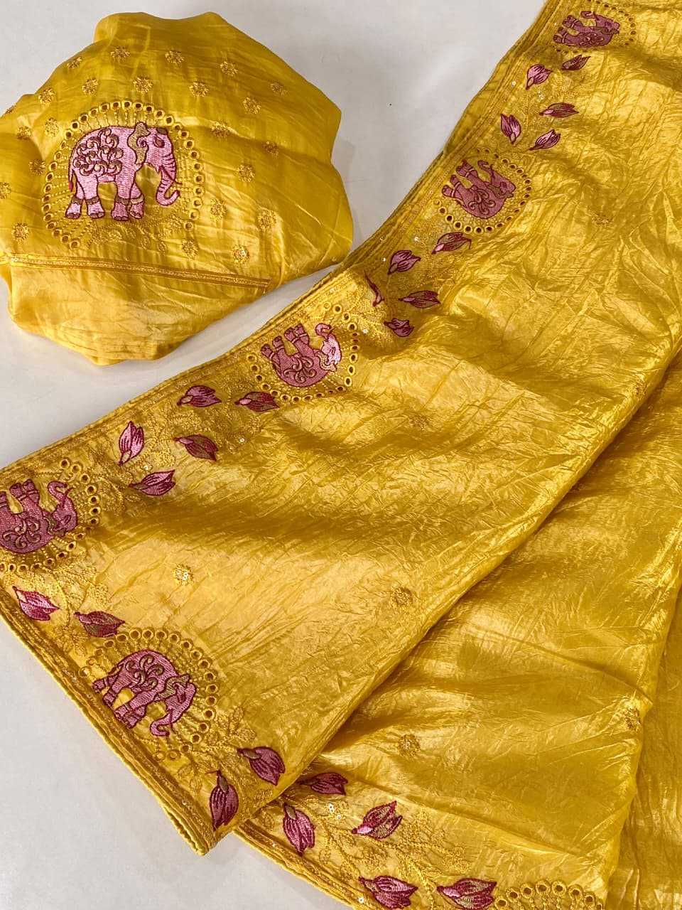 Crush Silk Traditional Saree
