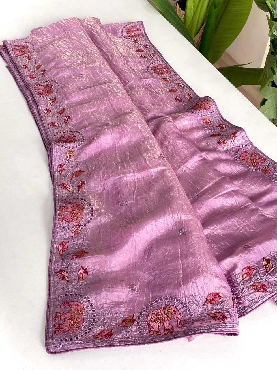 Crush Silk Traditional Saree