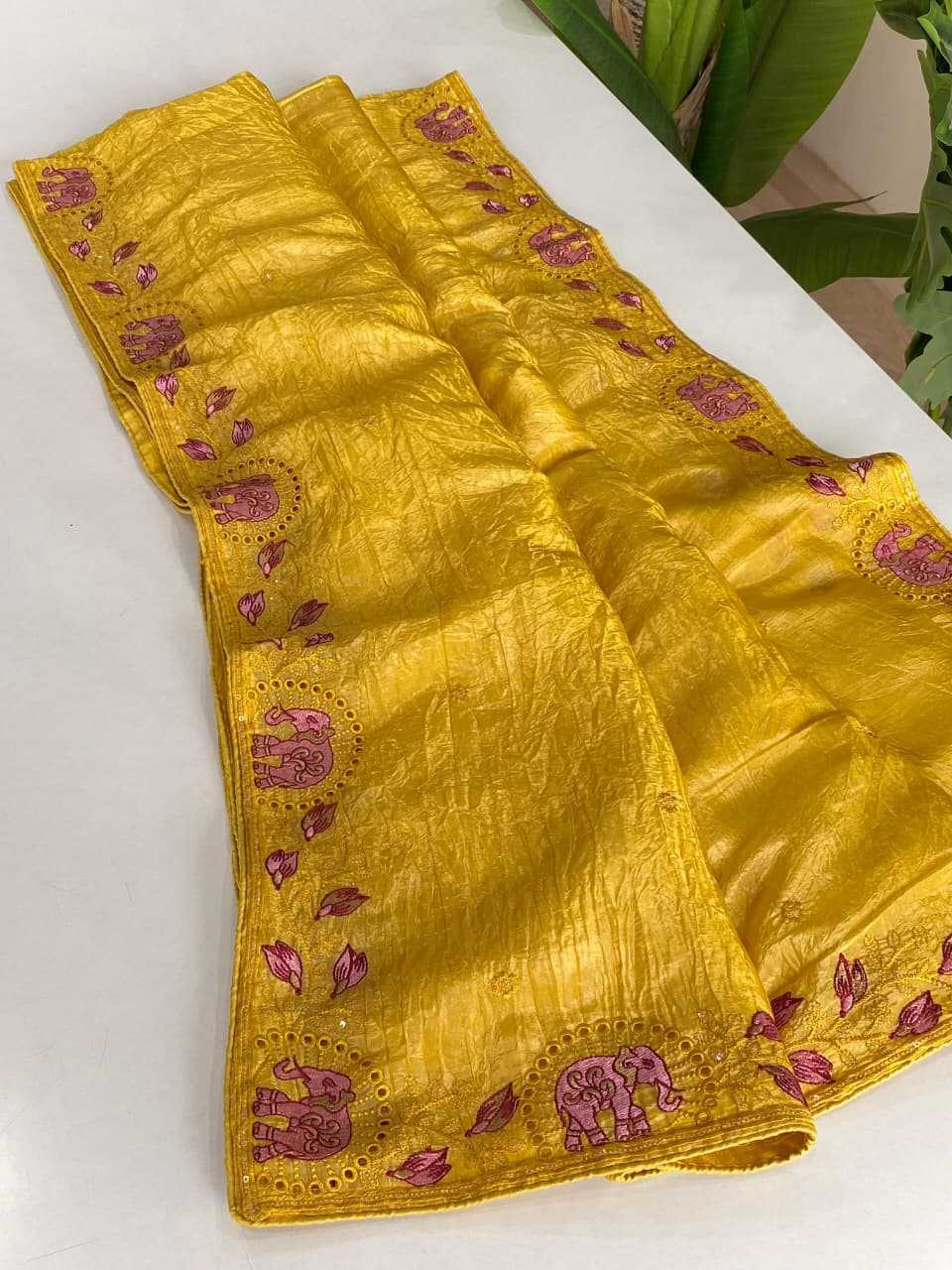 Crush Silk Traditional Saree