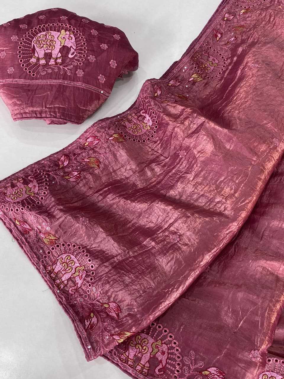 Crush Silk Traditional Saree