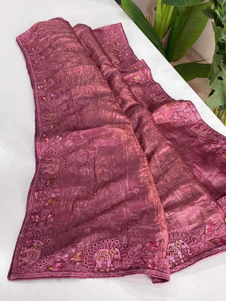 Crush Silk Traditional Saree