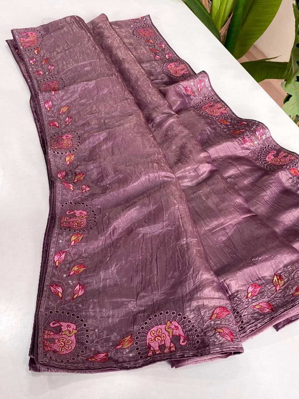 Crush Silk Traditional Saree