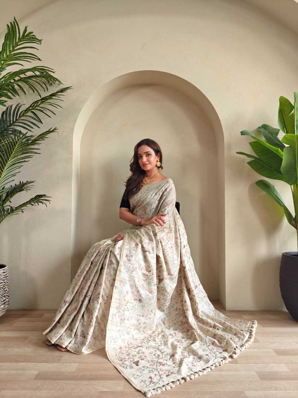 Devika Tussar Silk Saree