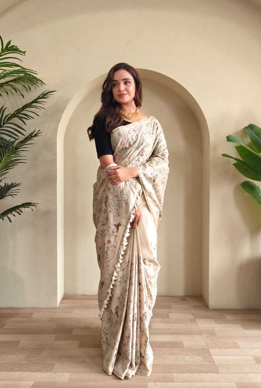Devika Tussar Silk Saree