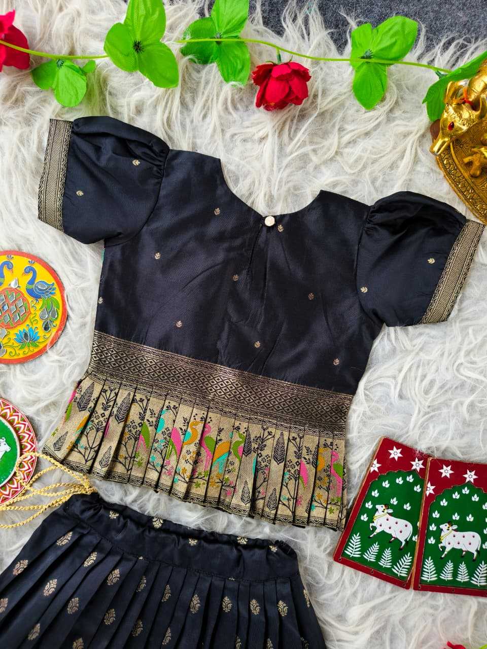 Soft Silk Kids Lehenga
