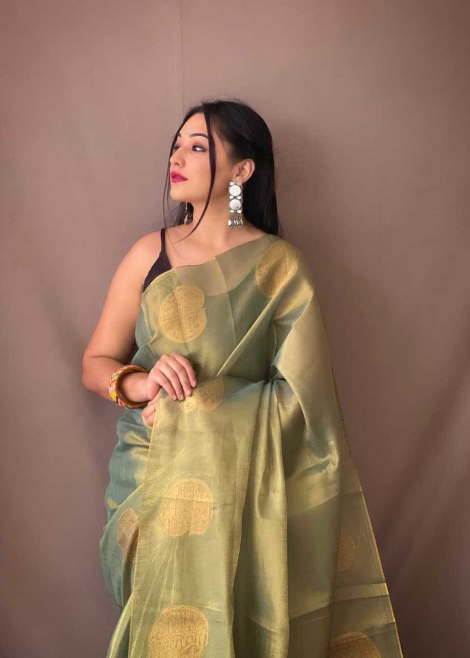 Gulabo Tissue Silk Traditional Saree