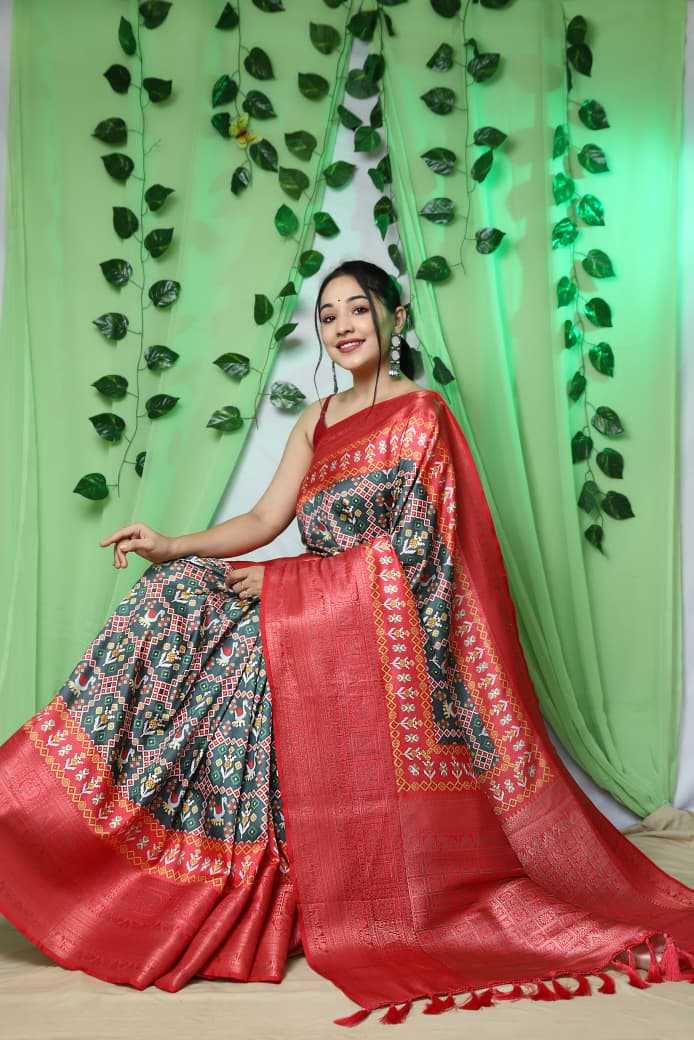 Ikkat Patola Fancy Designer Saree