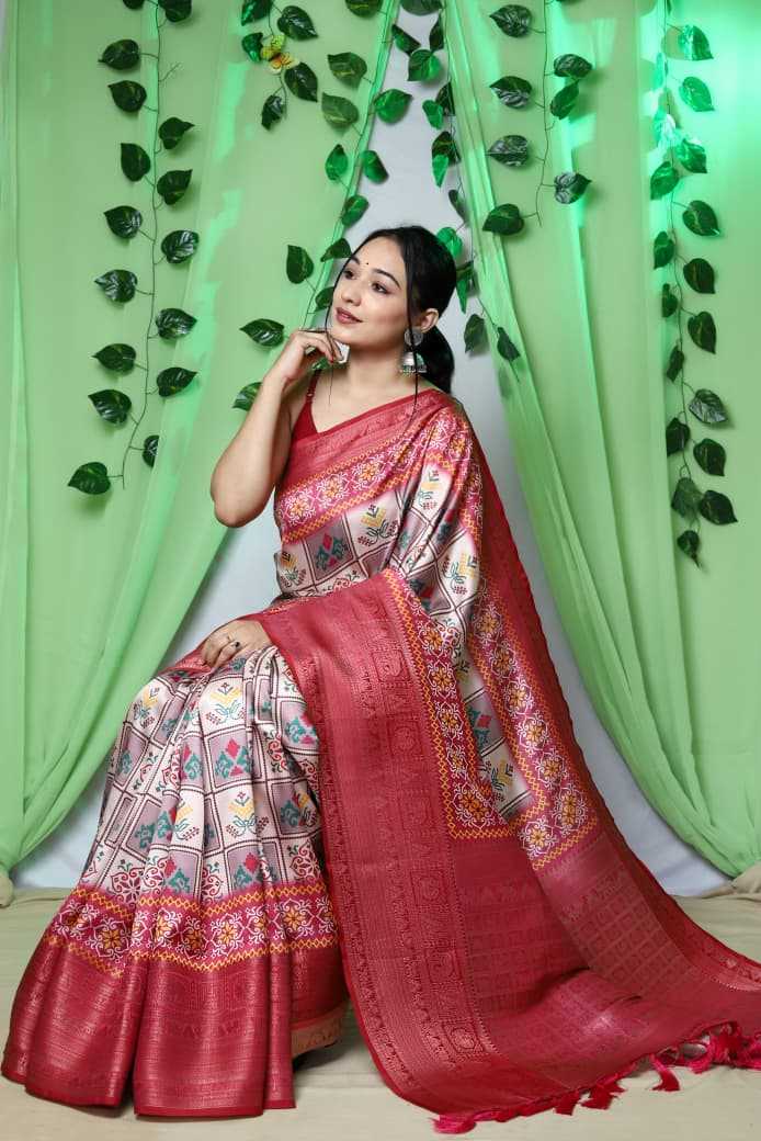 Ikkat Patola Fancy Designer Saree