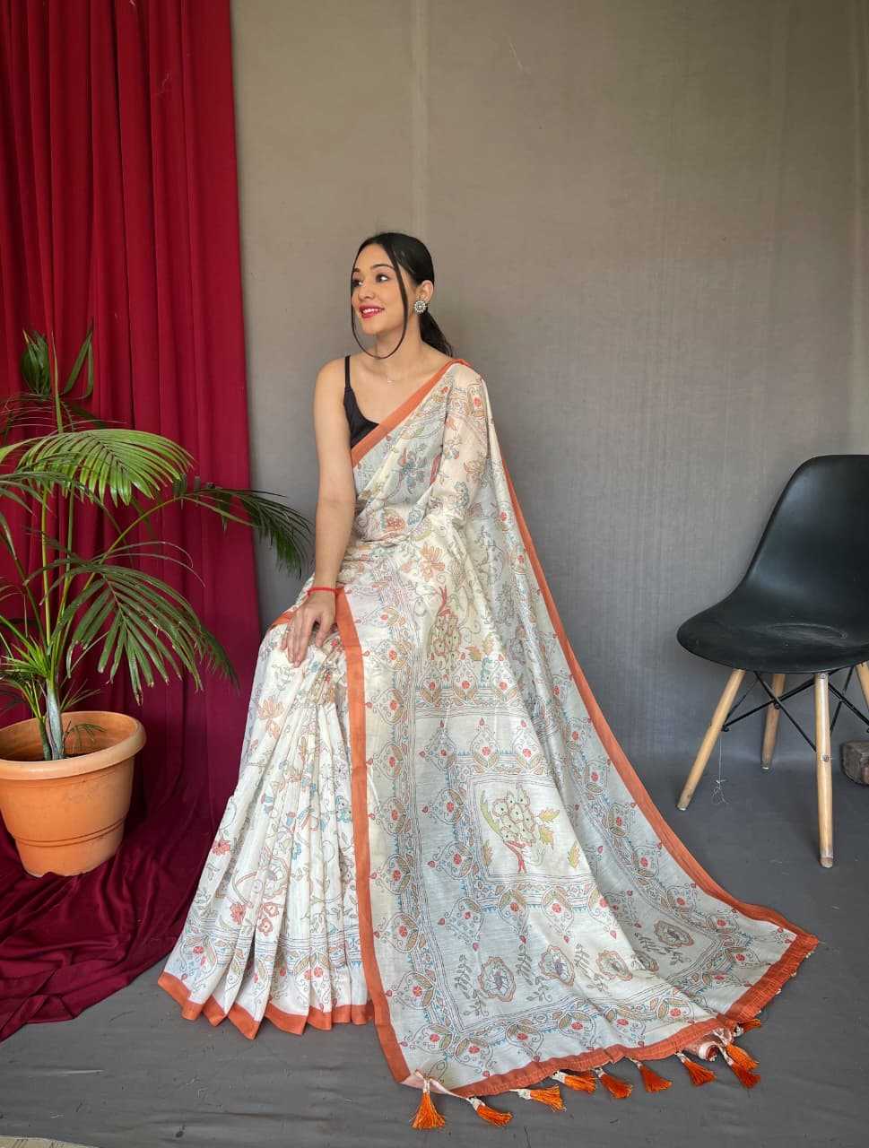 Pure Cotton Designer Saree