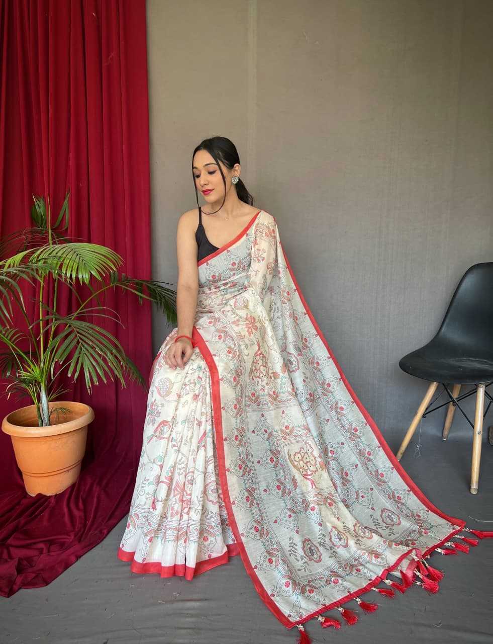 Pure Cotton Designer Saree