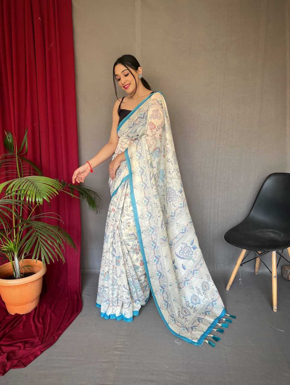 Pure Cotton Designer Saree
