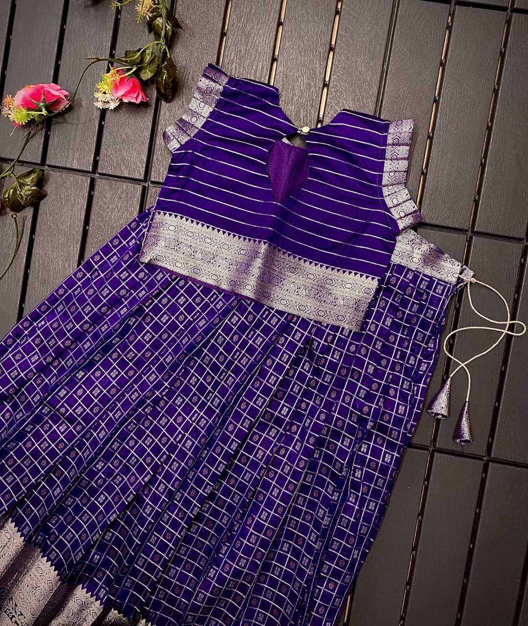 Soft Silk Kids Lehenga