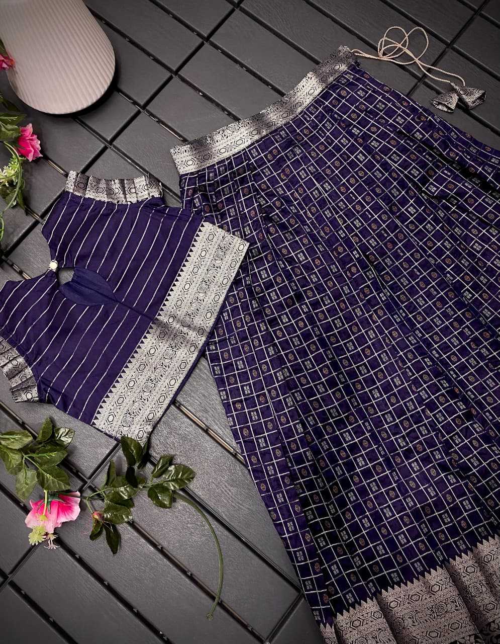 Soft Silk Kids Lehenga