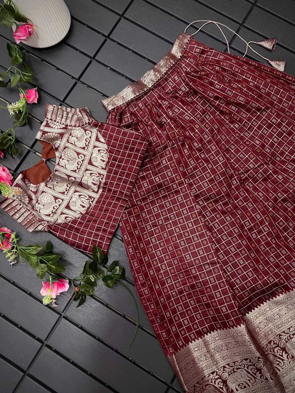 Soft Silk Kids Lehenga