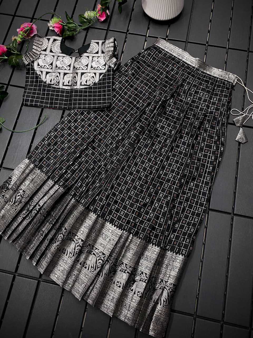 Soft Silk Kids Lehenga