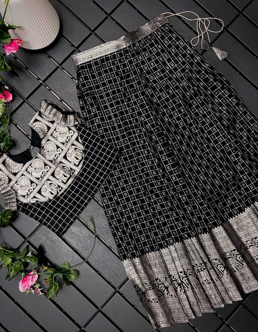 Soft Silk Kids Lehenga