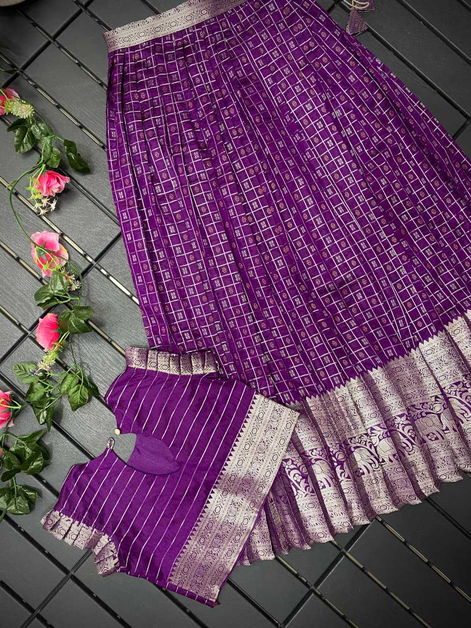 Soft Silk Kids Lehenga