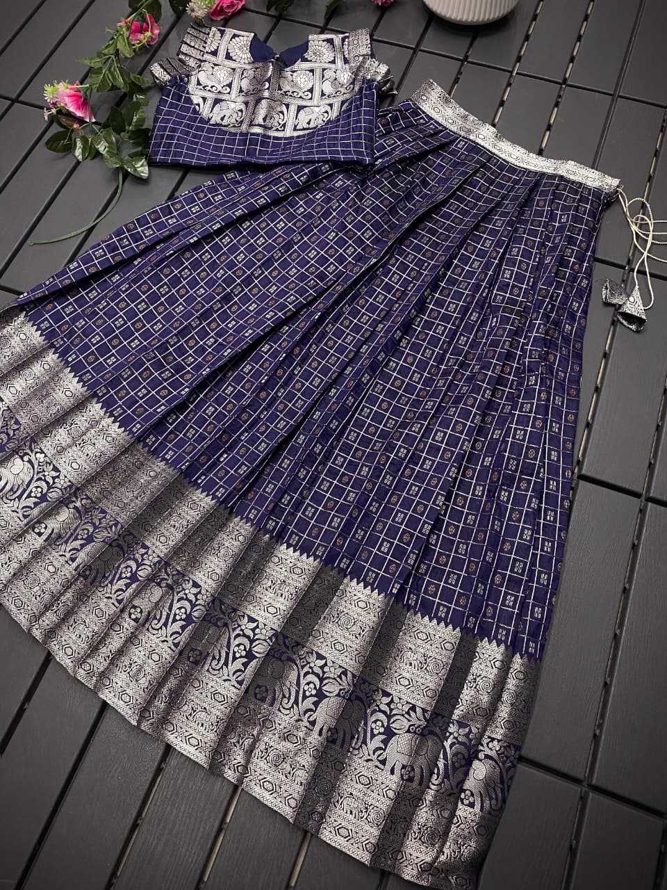 Soft Silk Kids Lehenga