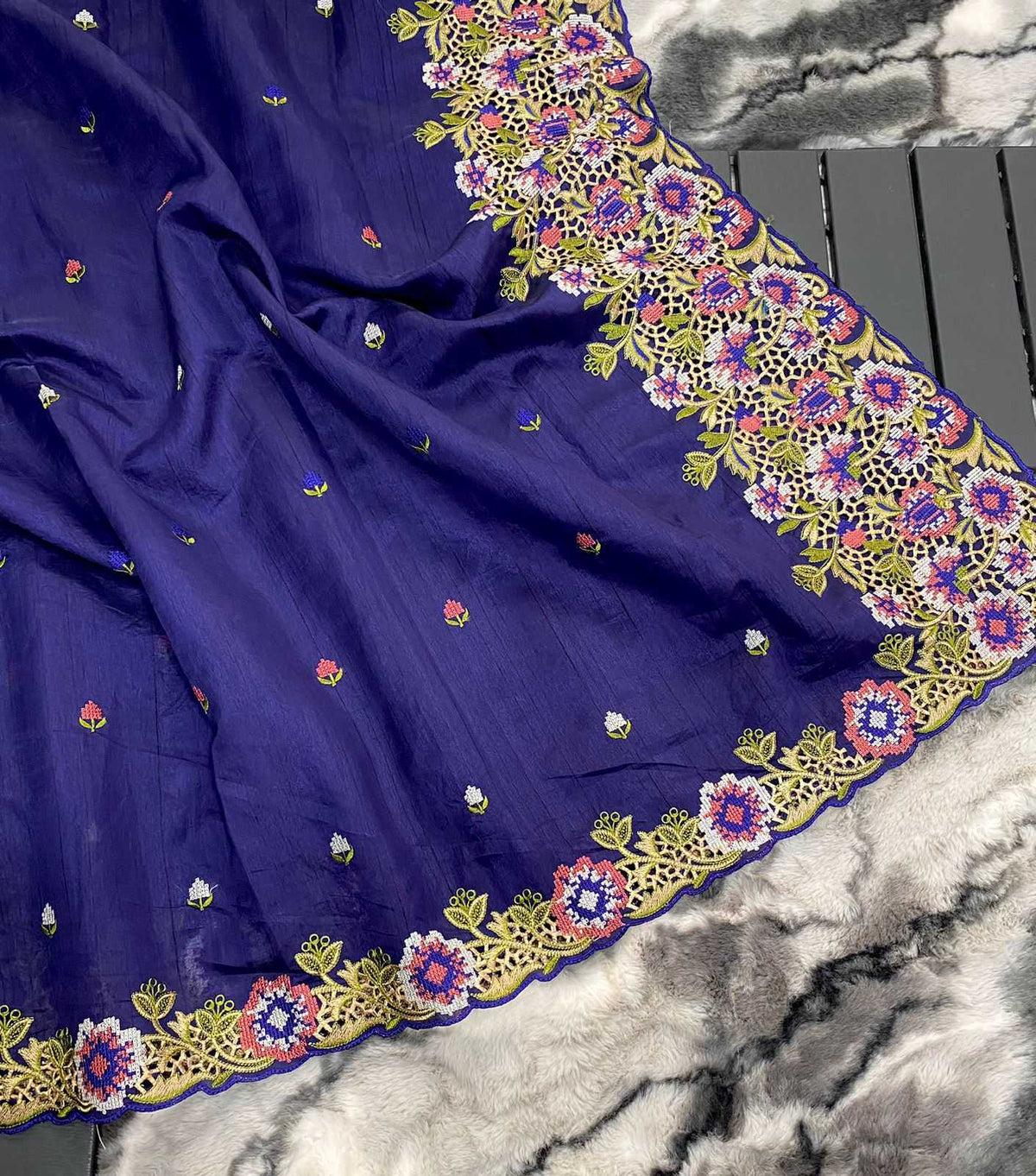 Pure Silk Designer Saree