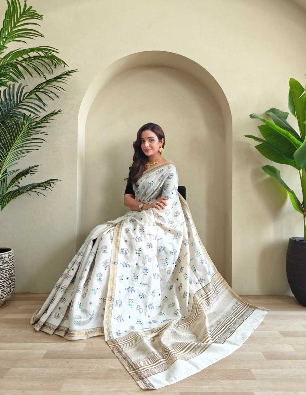 Embroidered Saree