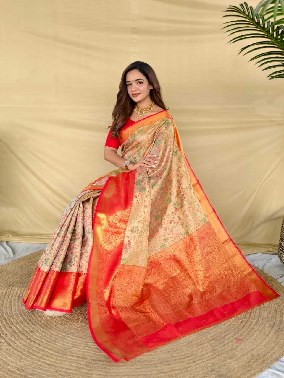 Zari Border Silk Saree