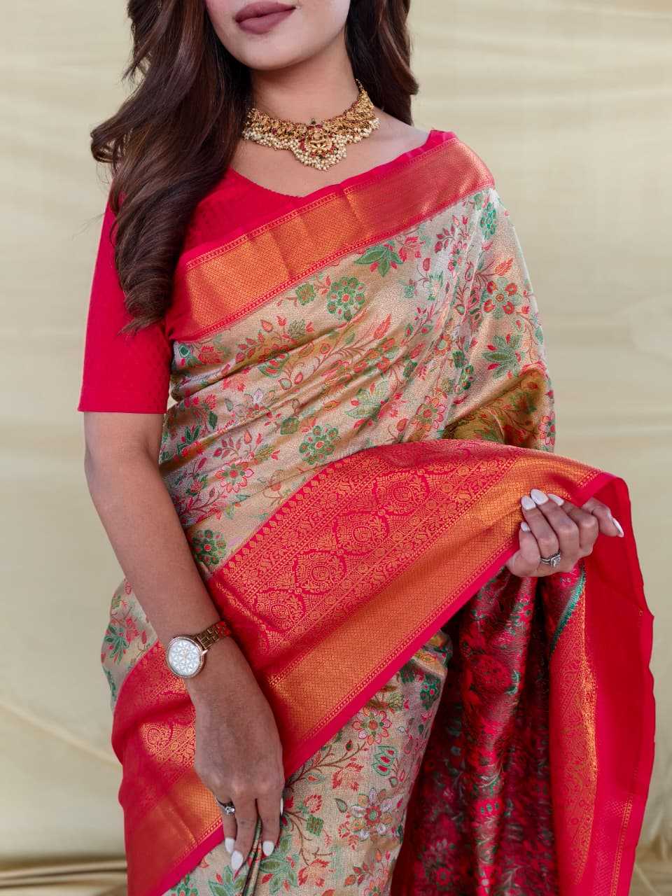 Zari Border Silk Saree