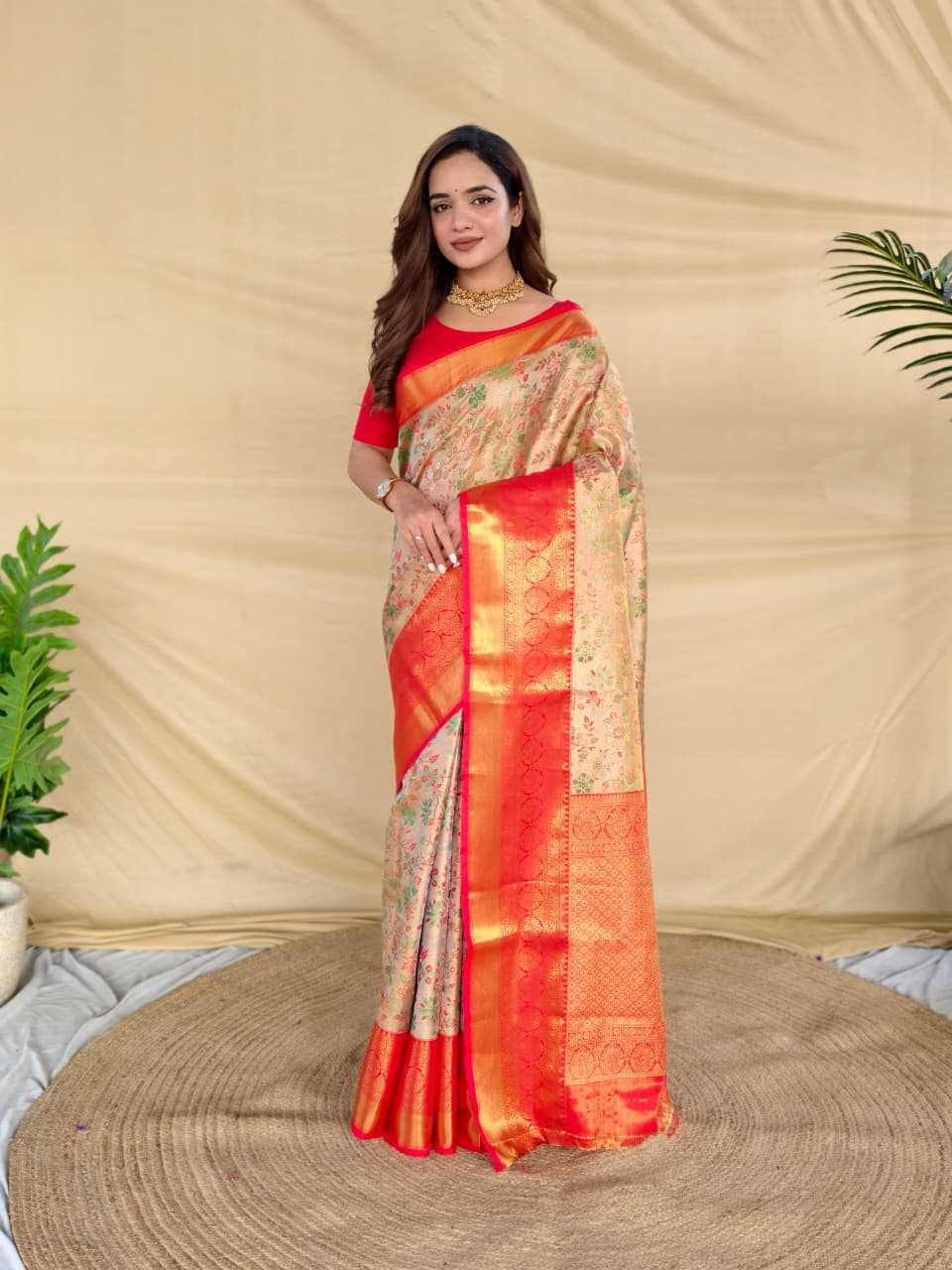 Zari Border Silk Saree