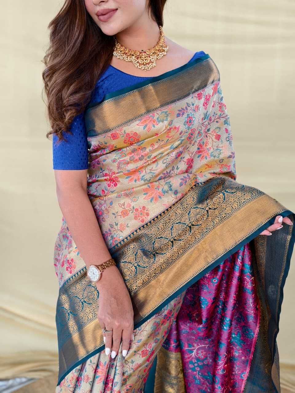 Zari Border Silk Saree