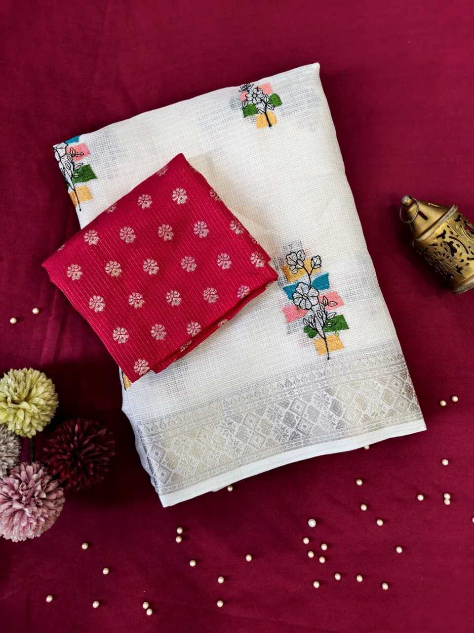 Embroidered Saree