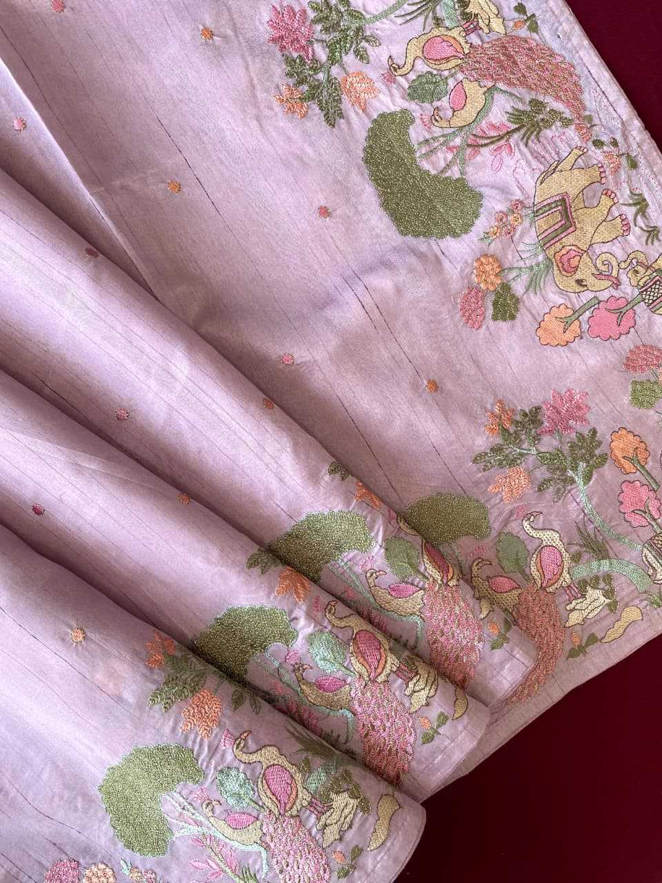 Tussar Silk Designer Saree