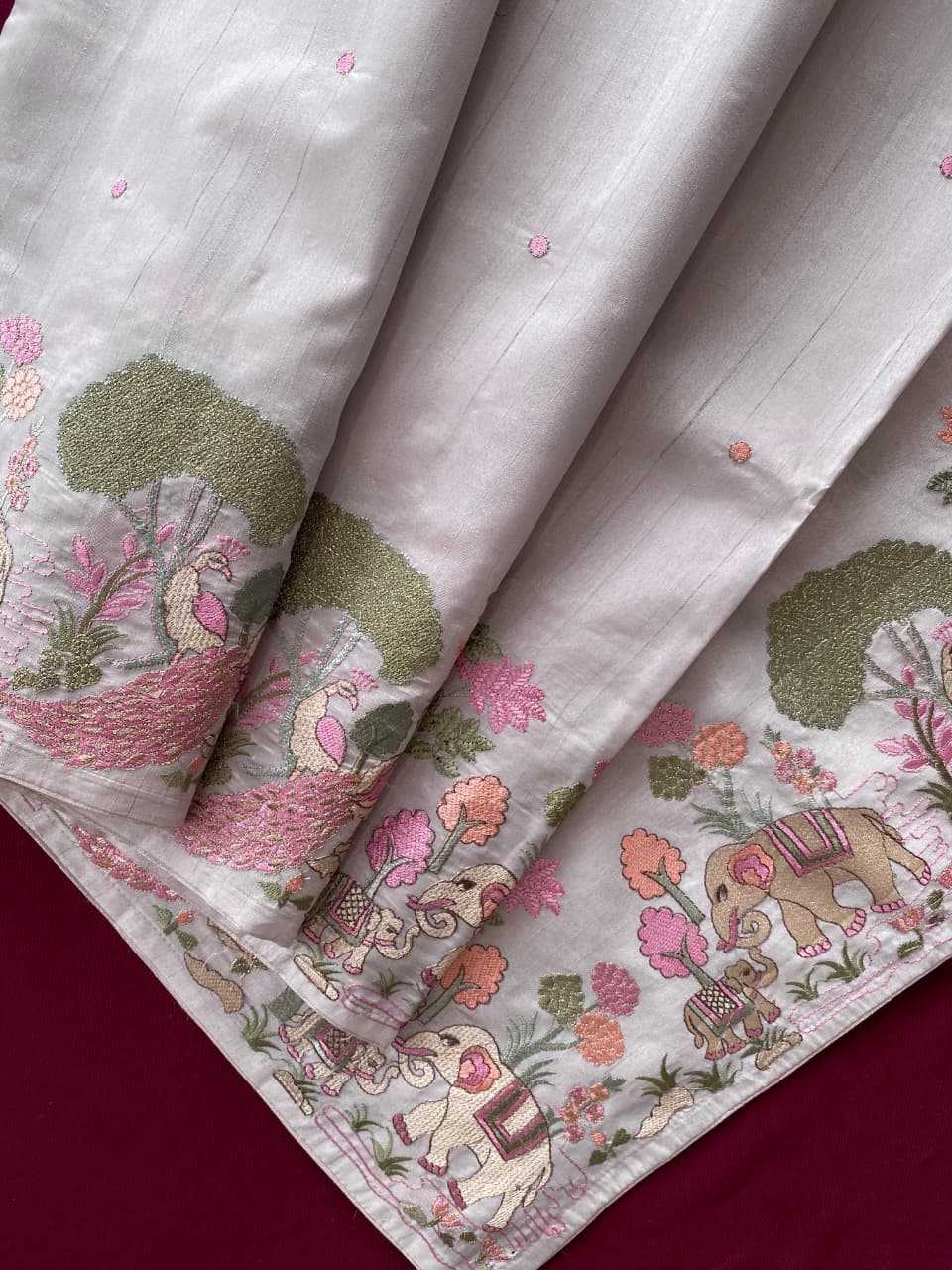 Tussar Silk Designer Saree