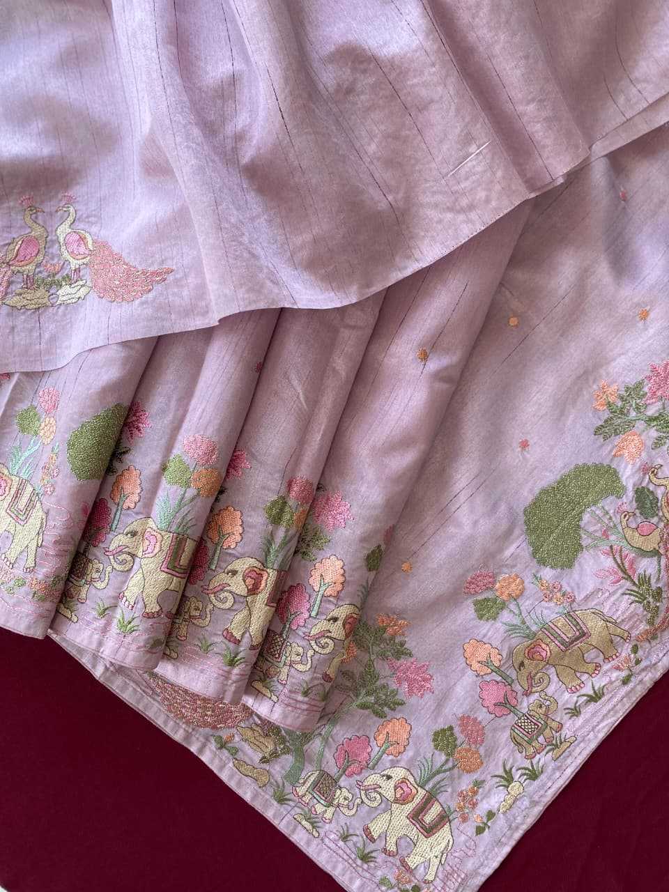 Tussar Silk Designer Saree