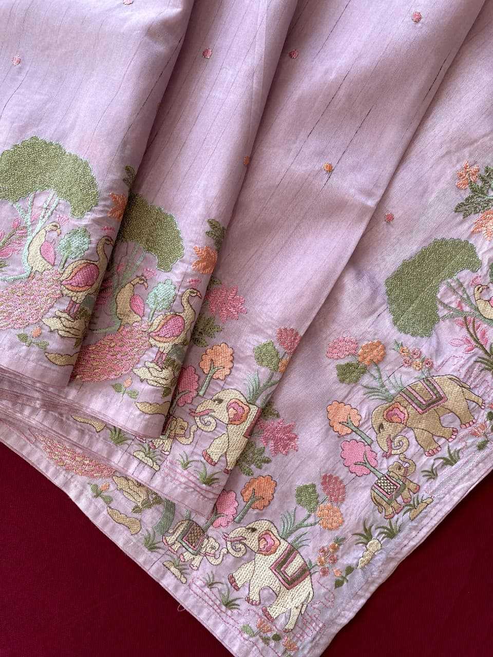 Tussar Silk Designer Saree