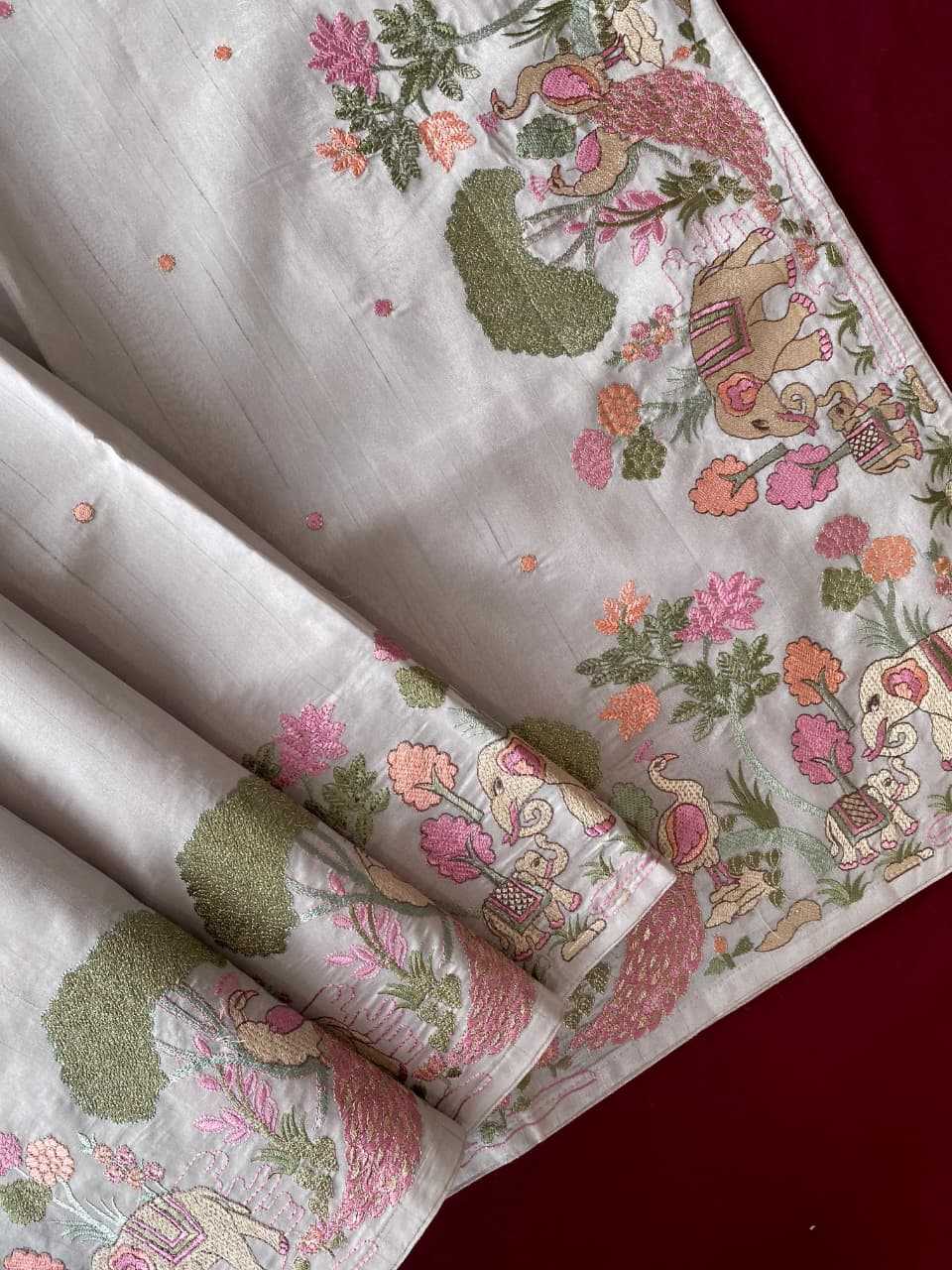 Tussar Silk Designer Saree
