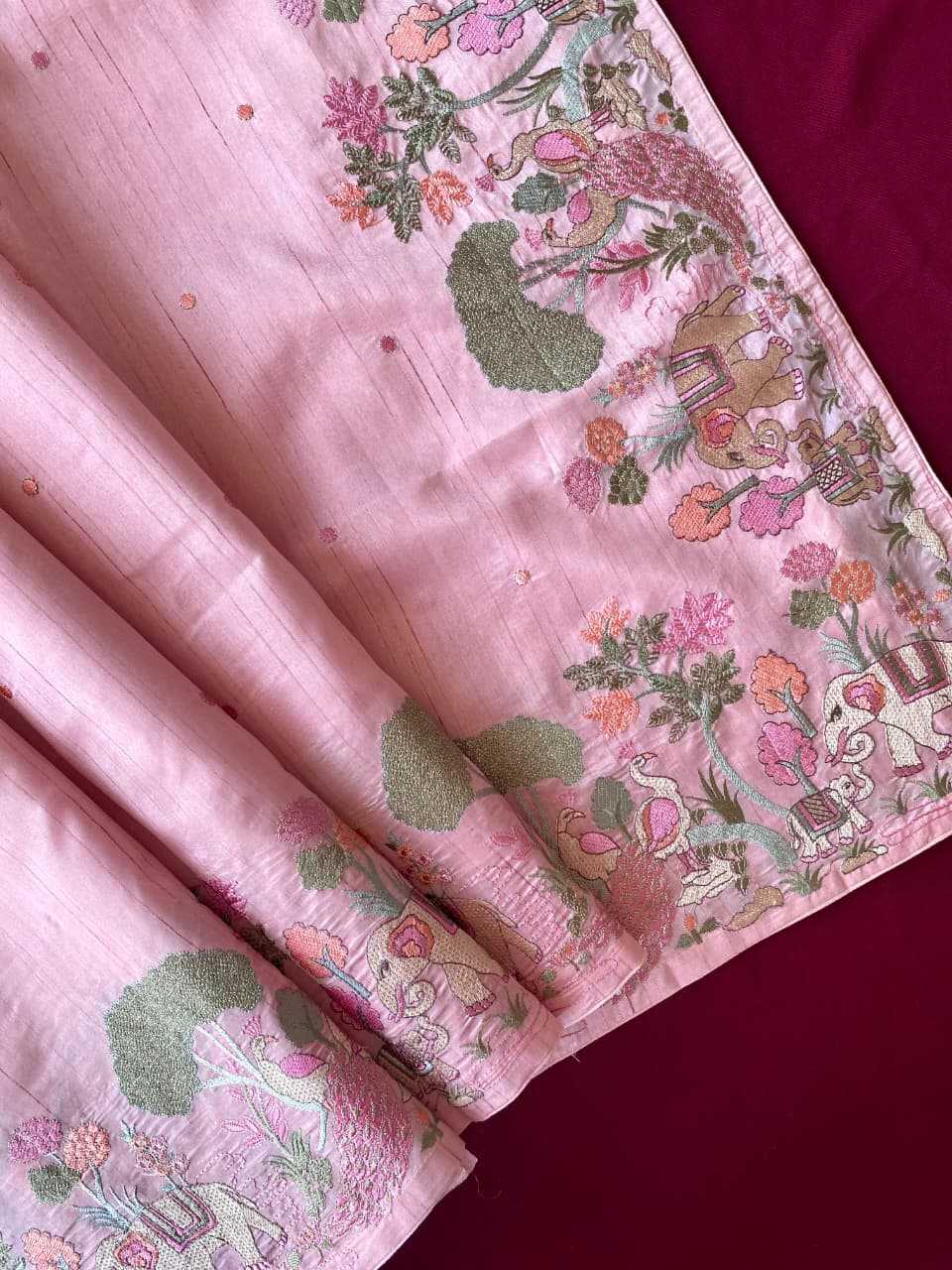 Tussar Silk Designer Saree