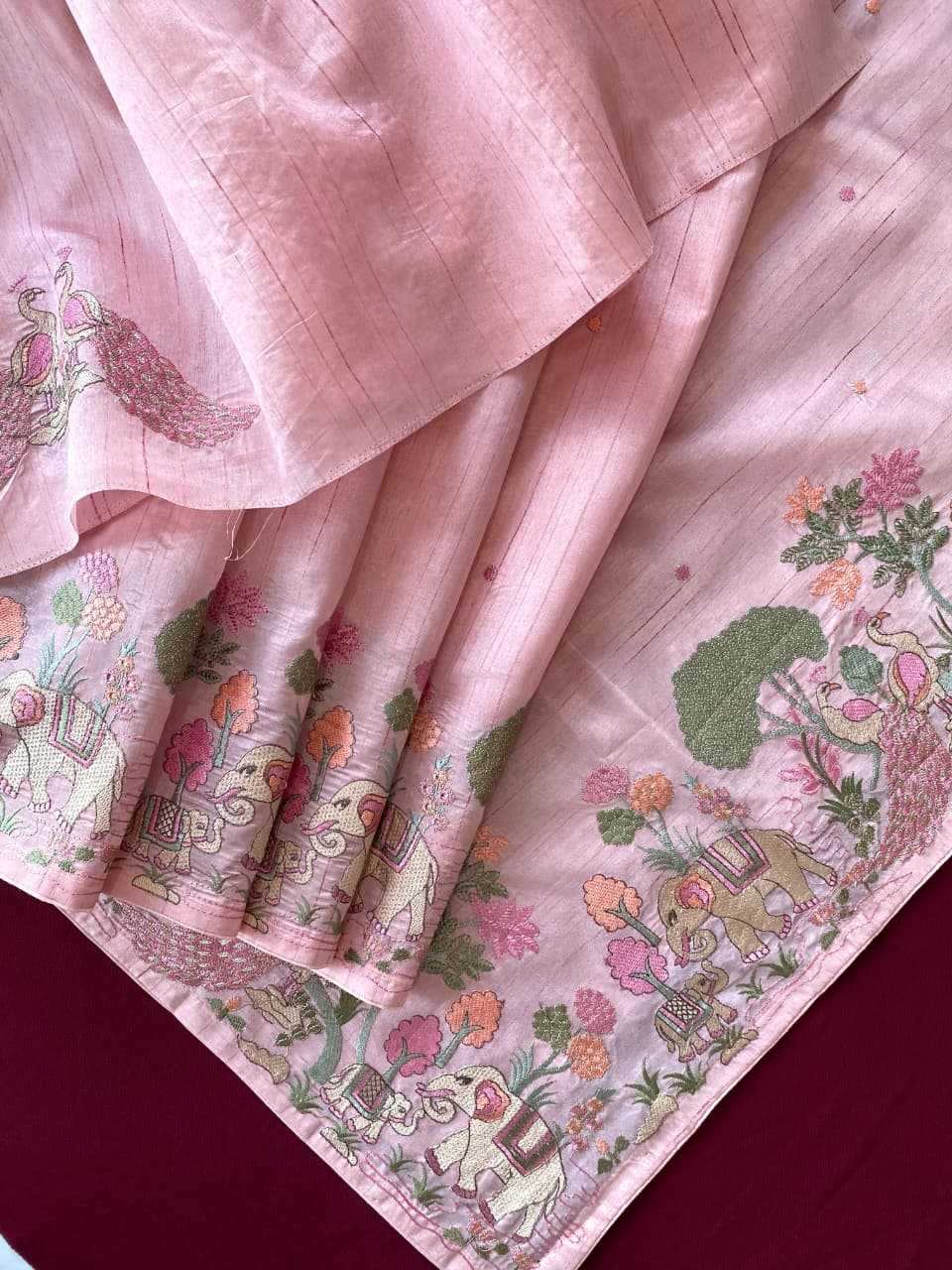 Tussar Silk Designer Saree