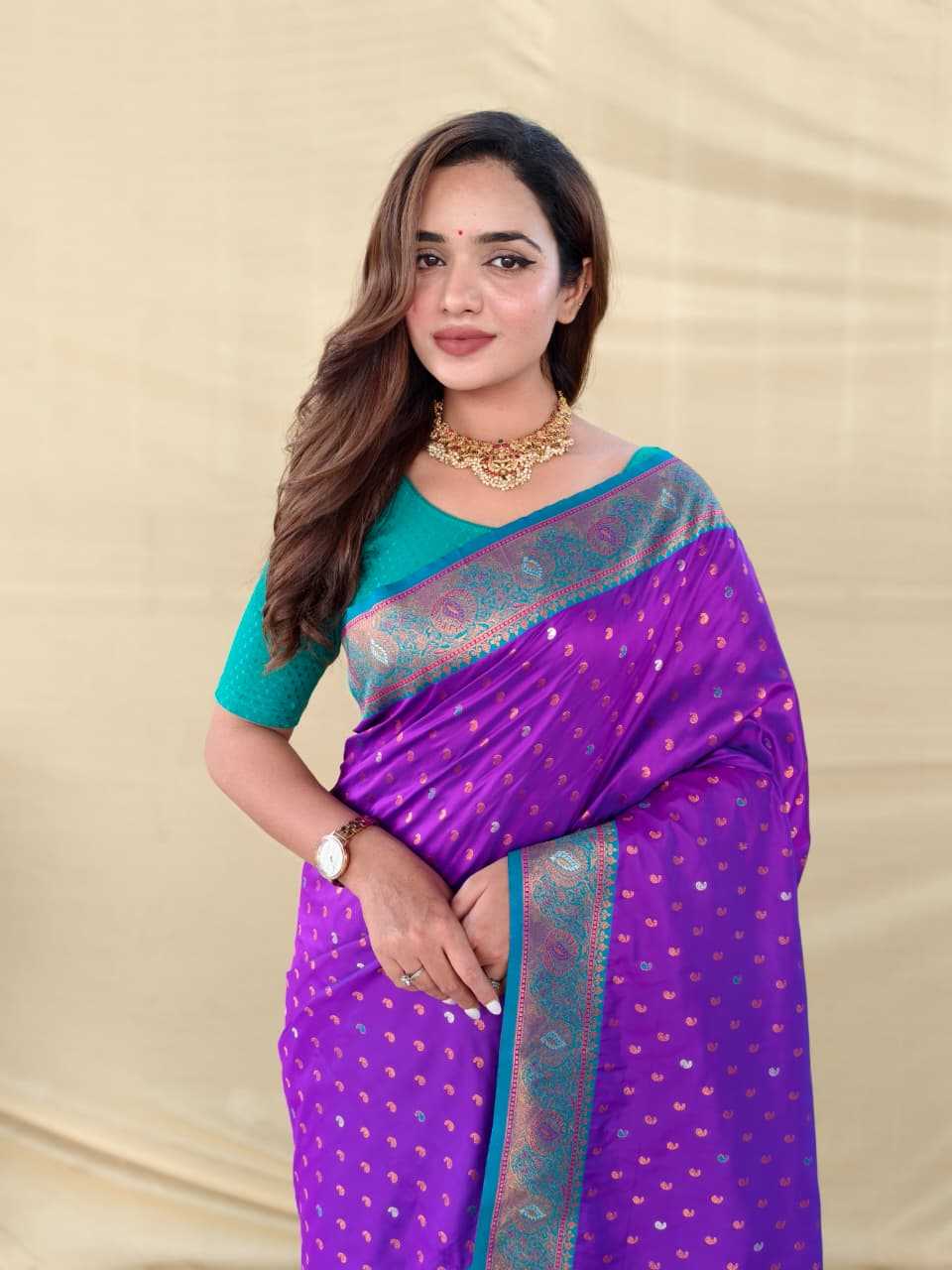 Sunanda Paithani Silk Saree