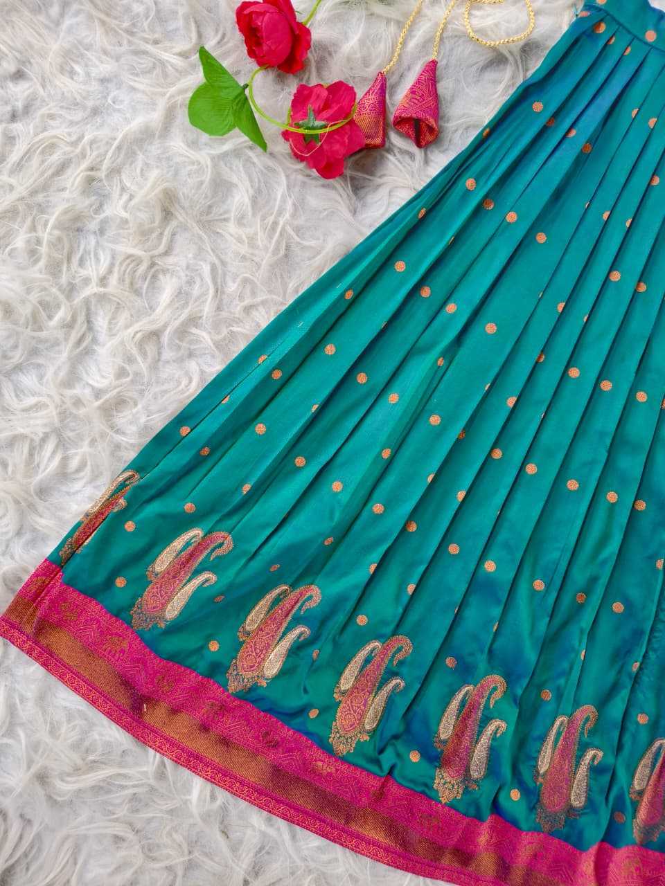 Soft Silk Kids Lehenga