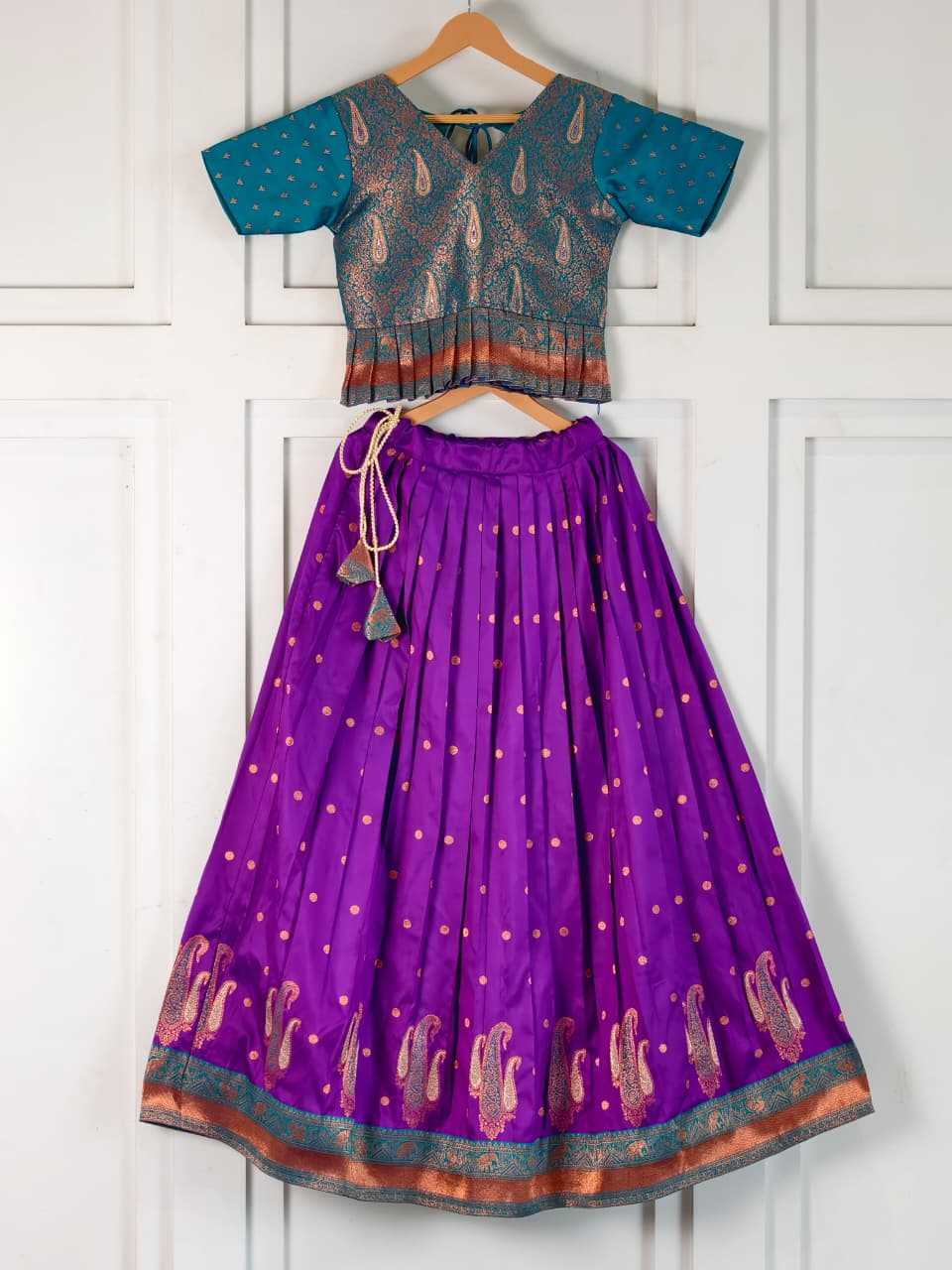 Soft Silk Kids Lehenga