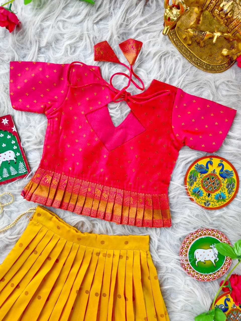 Soft Silk Kids Lehenga
