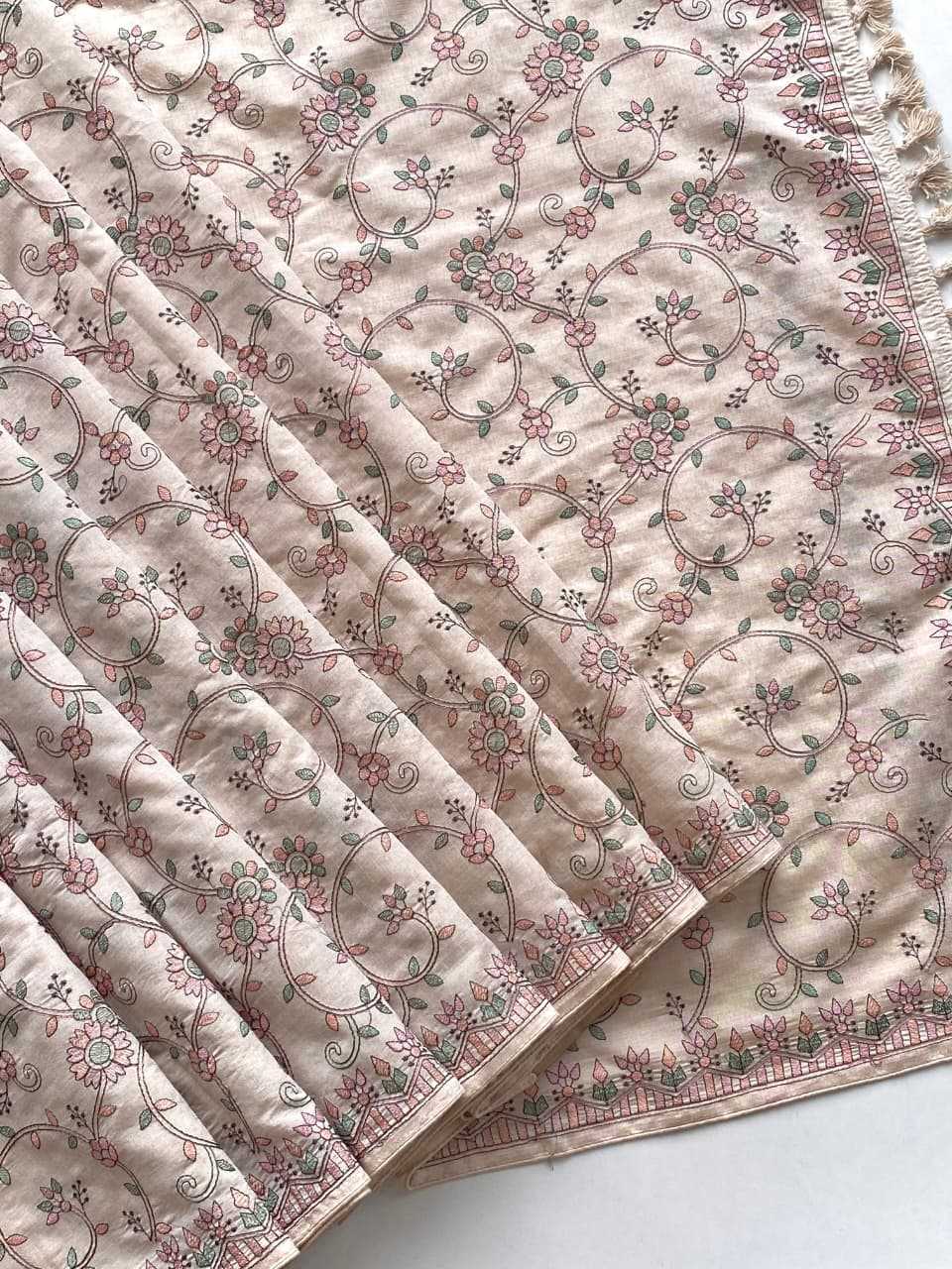Tussar Silk Designer Saree