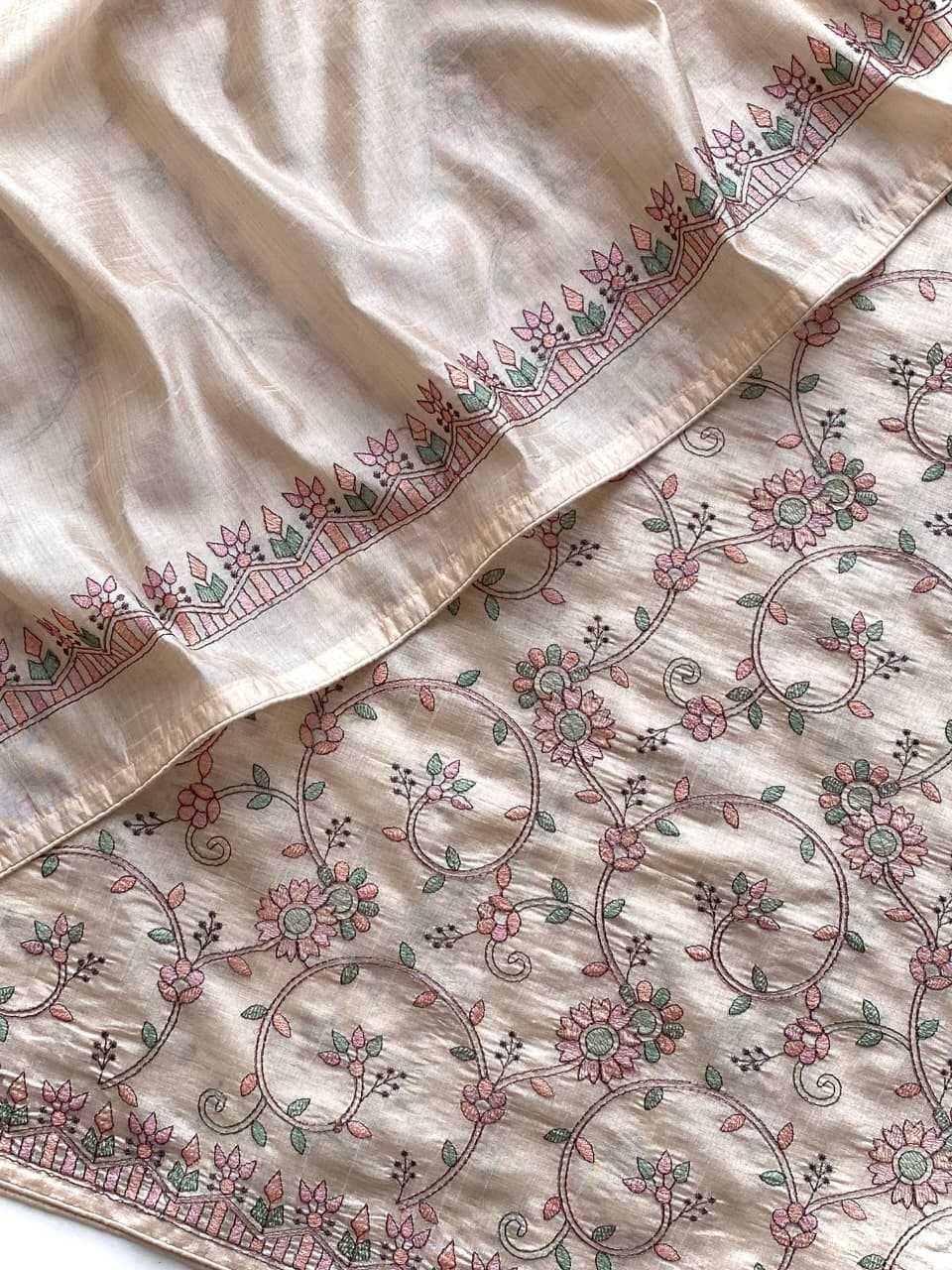 Tussar Silk Designer Saree