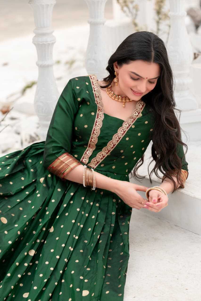 Soft Silk Printed Gown