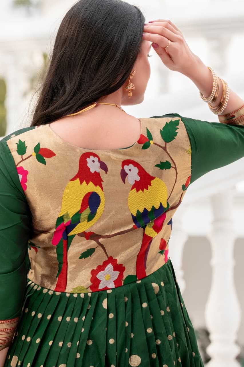 Soft Silk Printed Gown