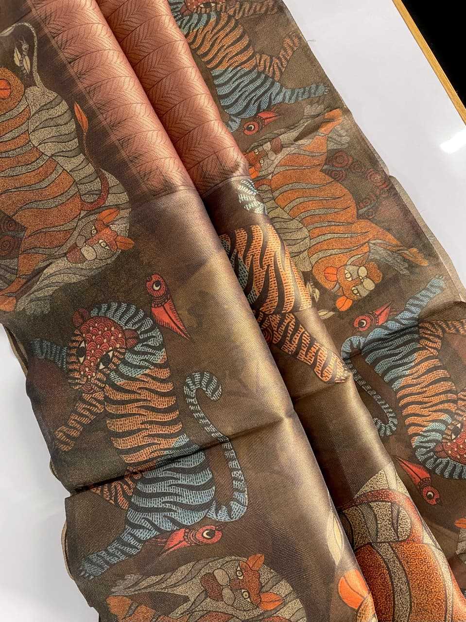 Tissue Printed Saree
