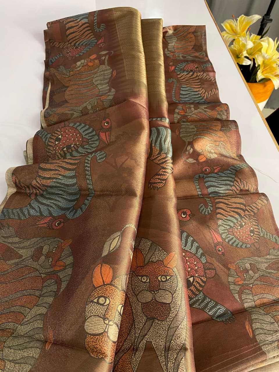 Tissue Printed Saree