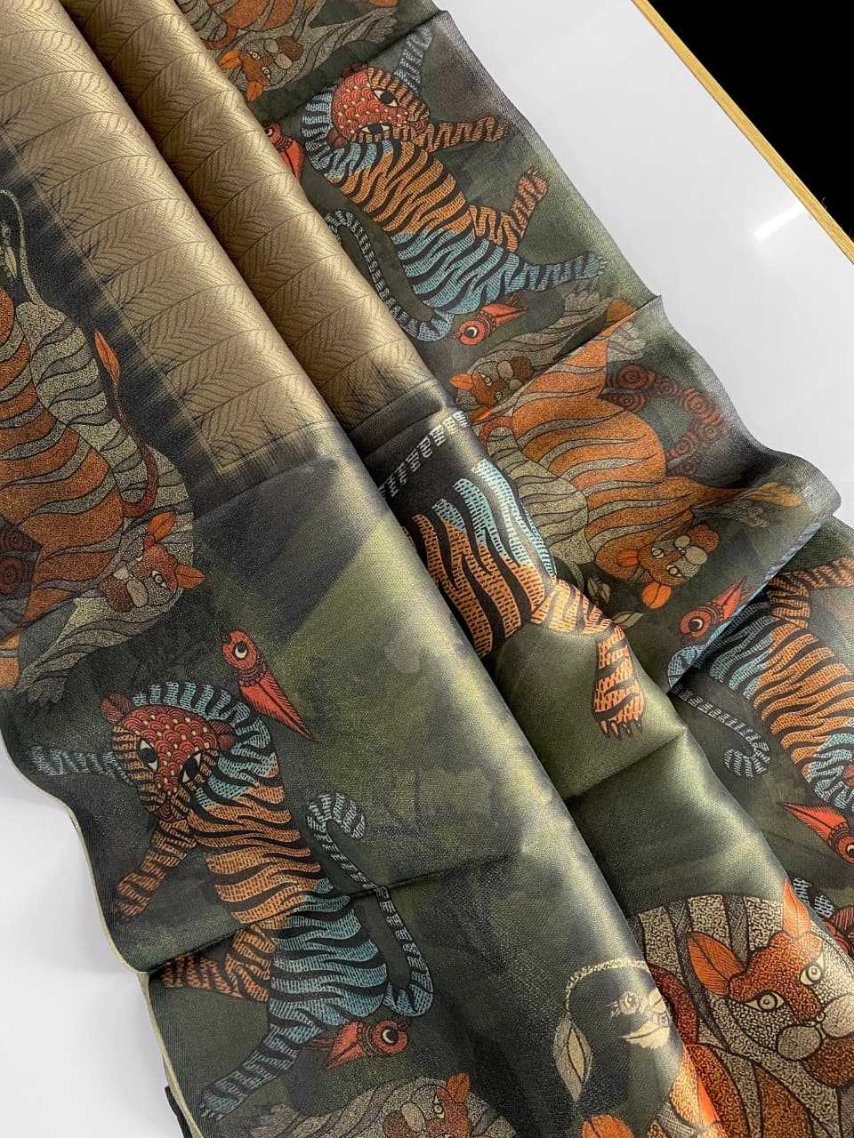 Tissue Printed Saree